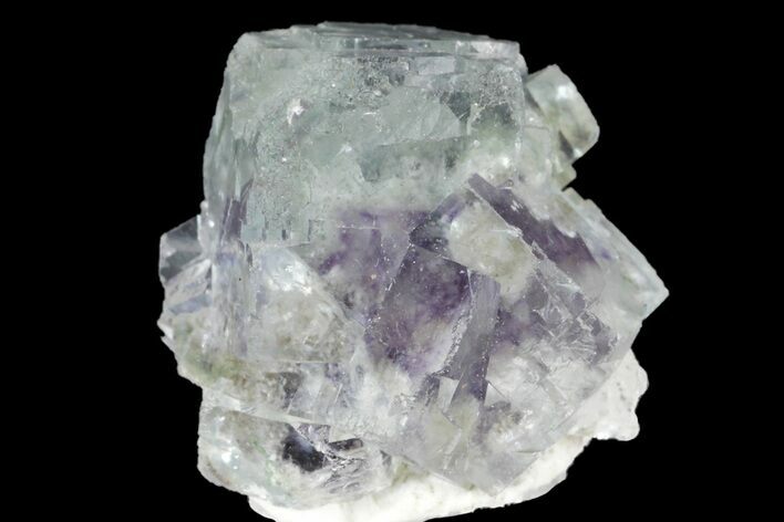 Cubic Green-Purple Fluorite Crystal Cluster - China #166173